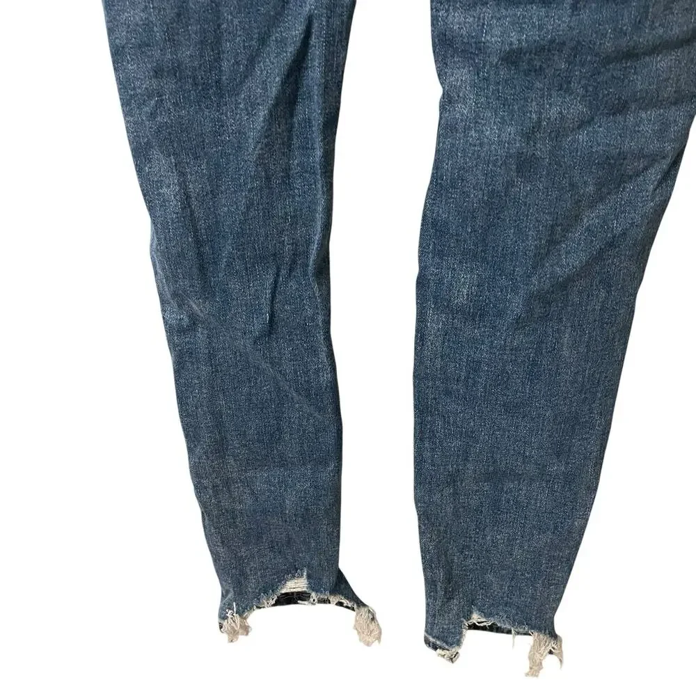 American Eagle 4 Regular HiRise Jegging Distressed Next Level Stretch - Picture 7 of 8